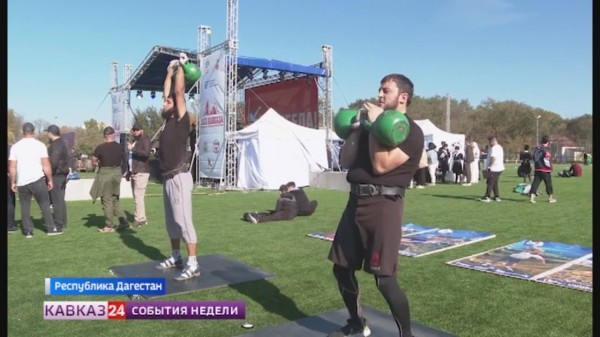 Международный фестиваль силового экстрима прошел в Дагестане