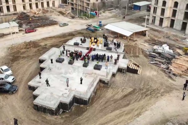 Капсулу под строительство собора в честь князя Владимира заложили в Грозном