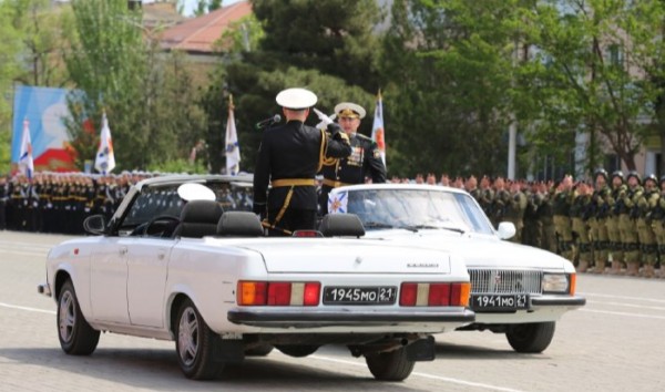 Парад, посвященный Дню Победы, прошел в Каспийске